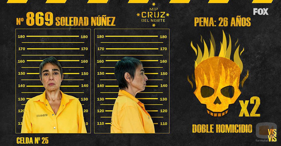 Ficha policial de Sole en 'Vis a vis'