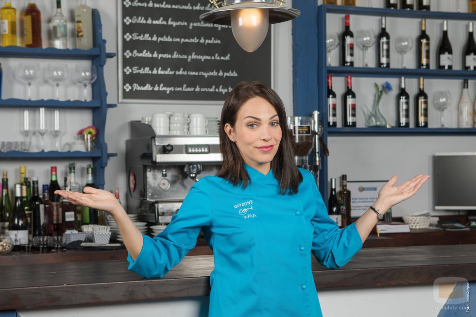 Gotzone posa en el Kaia en la cuarta temporada de 'Allí abajo'