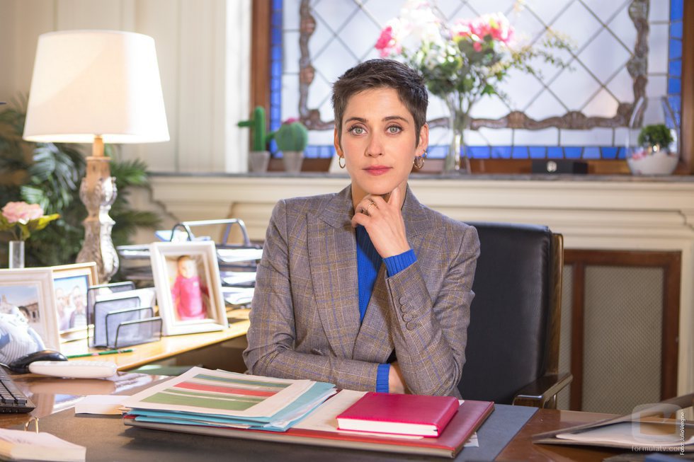 Carmen posa para la cuarta temporada de 'Allí abajo'