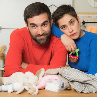 Carmen e Iñaki posan para la cuarta temporada de 'Allí abajo'