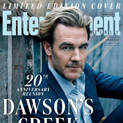 James Van Der Beek en la portada especial de la reunión de 'Dawson crece'