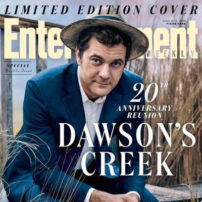 Joshua Jackson en la portada especial de la reunión de 'Dawson crece'