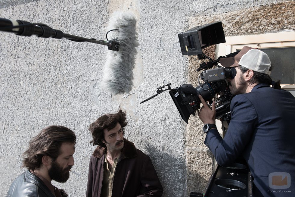 Javier Rey rodando 'Fariña'