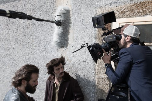 Javier Rey rodando 'Fariña'
