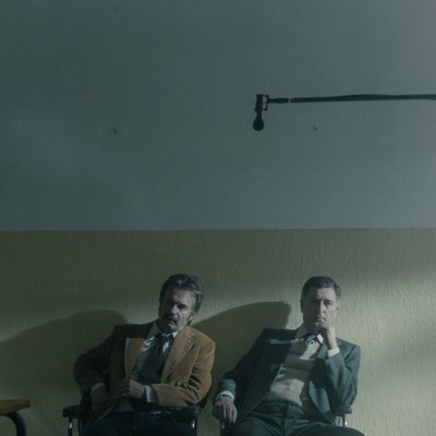 Tristán Ulloa en el rodaje de 'Fariña'