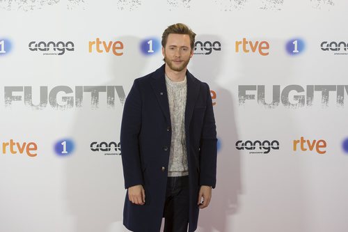 Pablo Rivero posa en la premiere de 'Fugitiva'