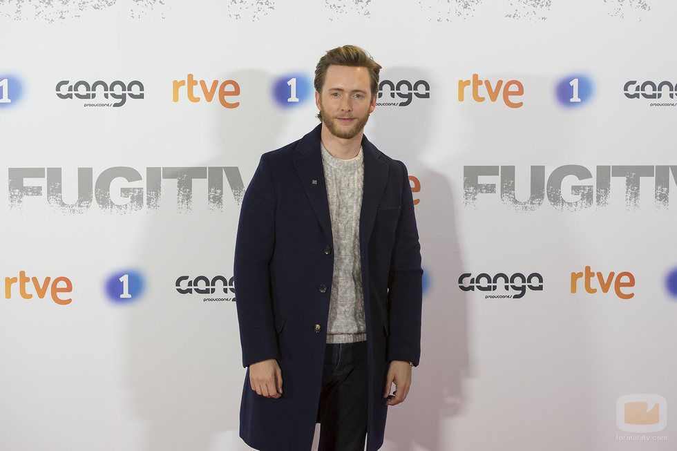 Pablo Rivero posa en la premiere de 'Fugitiva'