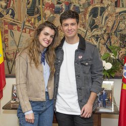 Amaia y Alfred en la embajada de Portugal de Madrid