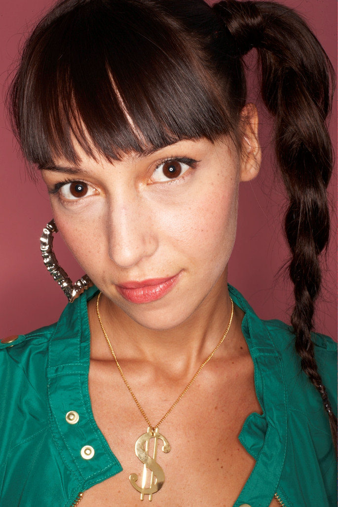 Primer plano de Sara da Pin Up