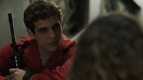 Miguel Herrán en el 1x03 de 'La Casa de Papel'