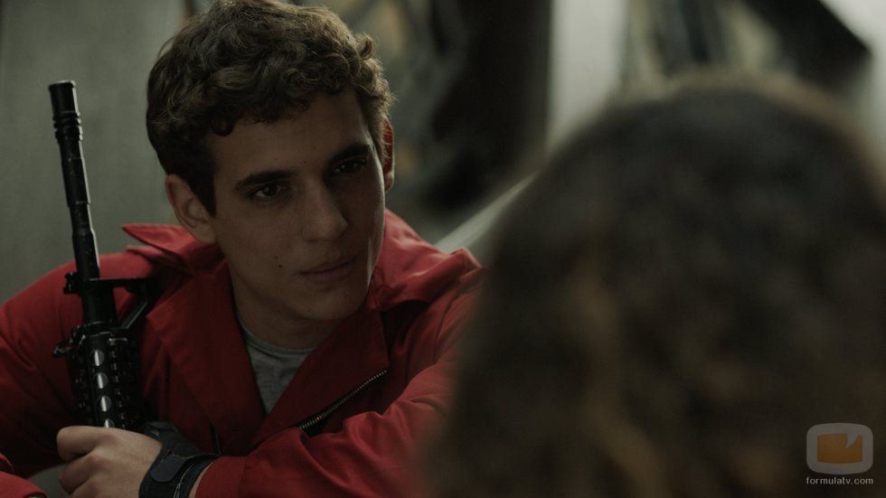 Miguel Herrán en el 1x03 de 'La Casa de Papel'