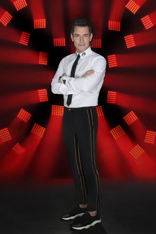 Jesús Vázquez posa como presentador de 'Factor X' en Telecinco