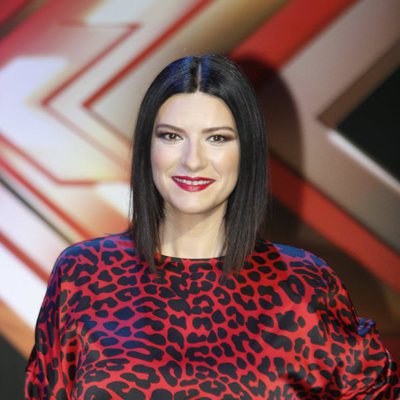 Laura Pausini, en la presentación de 'Factor X'