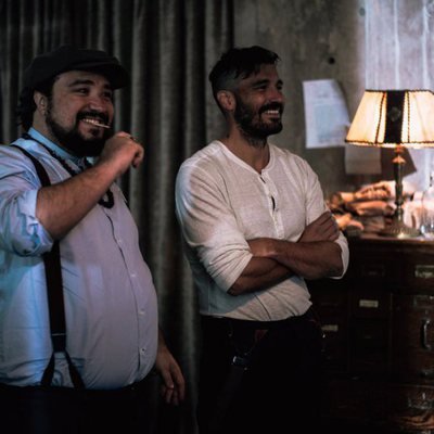 Álex García y Franky Martín, sonrientes en 'El Continental'