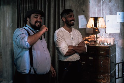 Álex García y Franky Martín, sonrientes en 'El Continental'