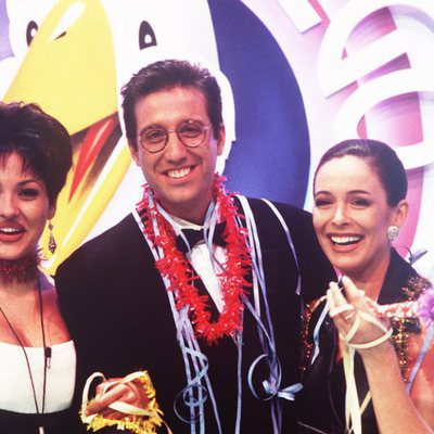 Patricia Pérez, Emilio Aragón y Lydia Bosch en 'El gran juego de la oca'