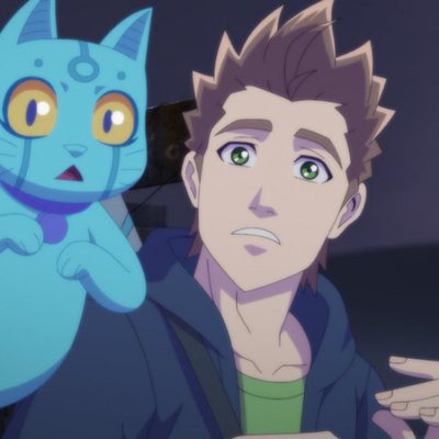 Los personajes de Rubén y Gato en el 1x02 de 'Virtual Hero'