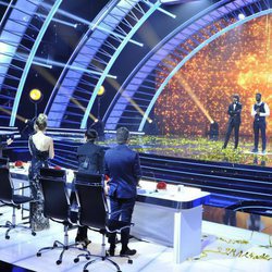 César Brandon, ganador de 'Got Talent', junto a Santi Millán