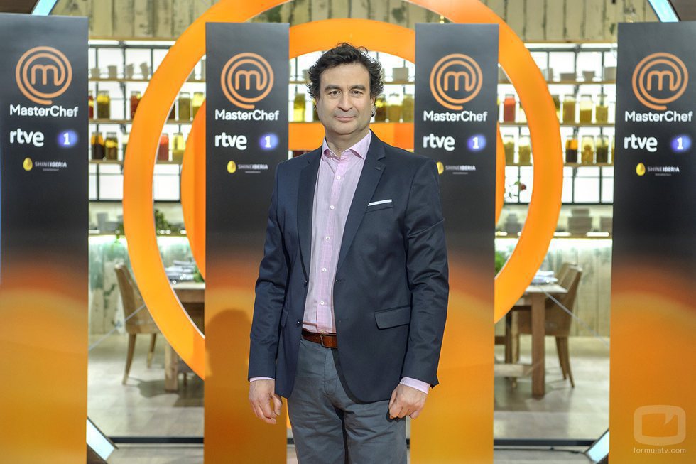 Pepe Rodríguez posa en la presentación de la sexta temporada de 'MasterChef'