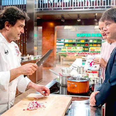 Los jueces en los fogones de la sexta edición de 'MasterChef'