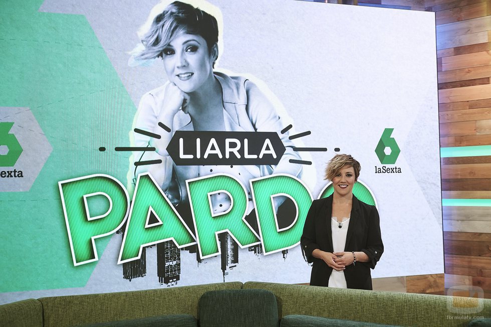 Cristina Pardo en la rueda de prensa de 'Liarla Pardo'