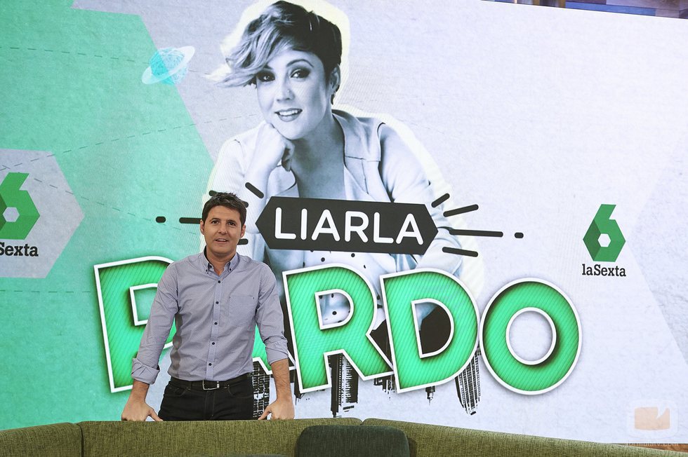 Jesús Cintora en la presentación de 'Liarla Pardo'