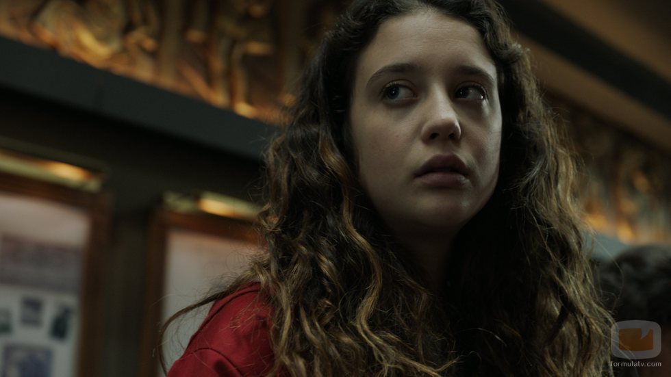 María Pedraza como Alison Parker en el 1x03 de 'La Casa de Papel'