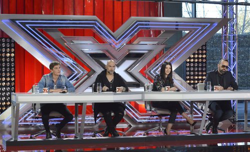 El jurado en el estreno de 'Factor X'