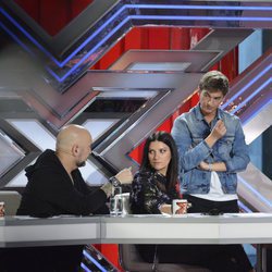 El jurado de 'Factor X' debate durante las audiciones