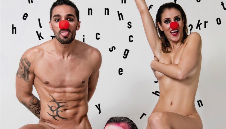 Cristian y Petra, concursantes de 'GH Revolution', desnudos junto a Torito para Primera Línea