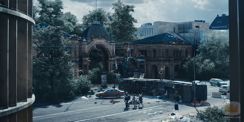 Imágenes de Copenhage en el futuro postapocalíptico de 'The Rain'