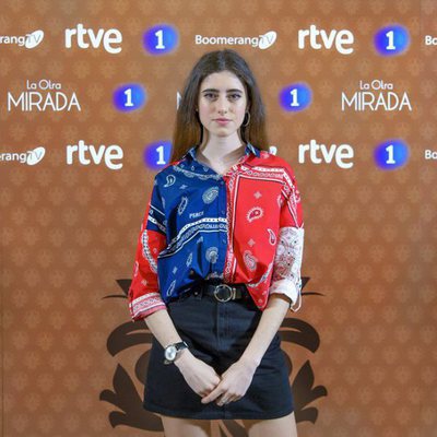 Abril Montilla en la presentación de 'La otra mirada'