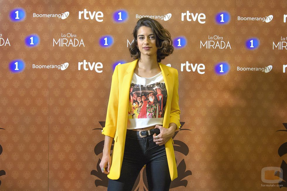 Begoña Vargas en la presentación de 'La otra mirada'