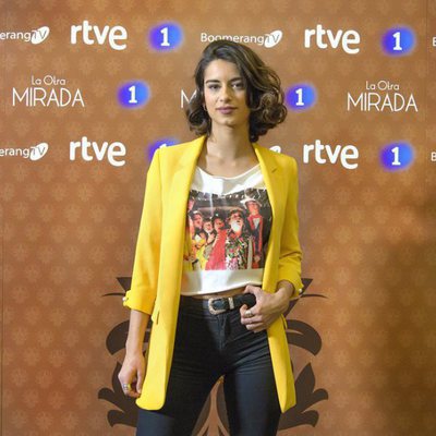 Begoña Vargas en la presentación de 'La otra mirada'