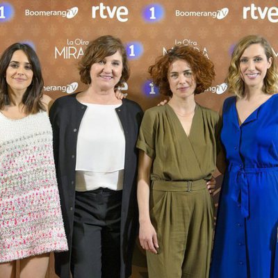 Macarena García, Ana Wagner, Patricia López Arnaiz y Cecilia Freire en la presentación de 'La otra mirada'