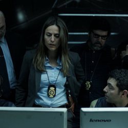 La inspectora Murillo y su equipo en el 1x07 de 'La Casa de Papel'