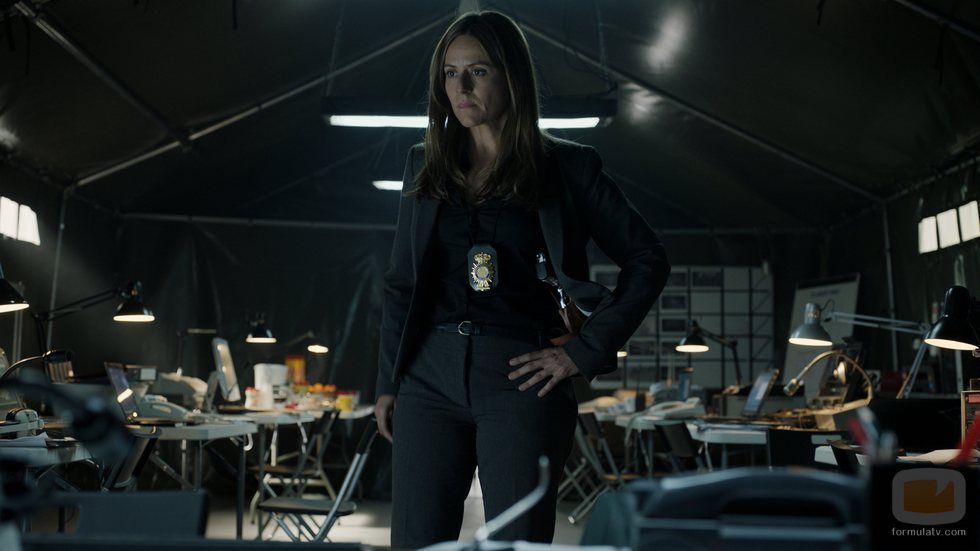 La inspectora Murillo pensativa en el 1x08 de 'La Casa de Papel'