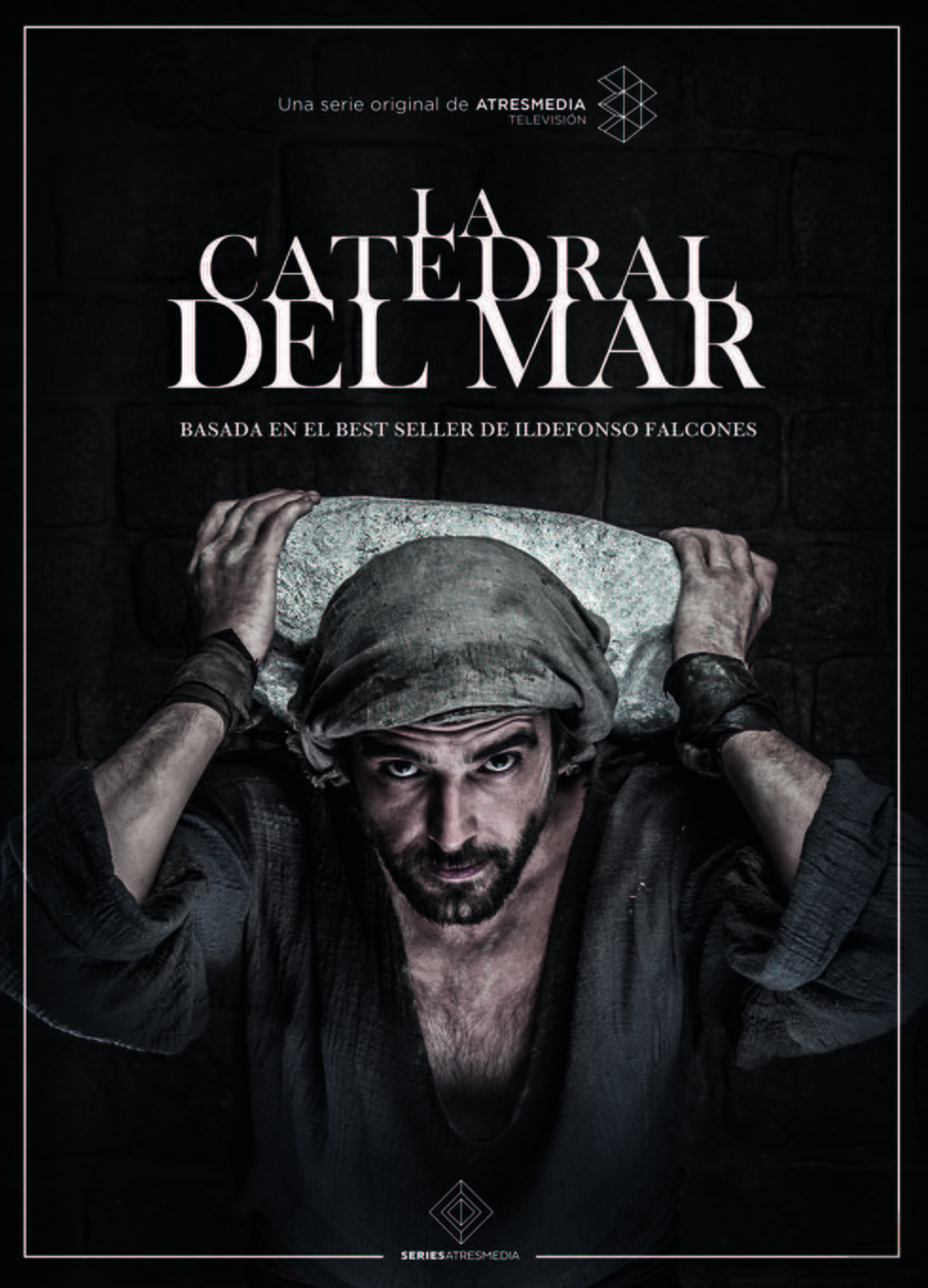 Póster de 'La catedral del mar' protagonizado por Aitor Luna 