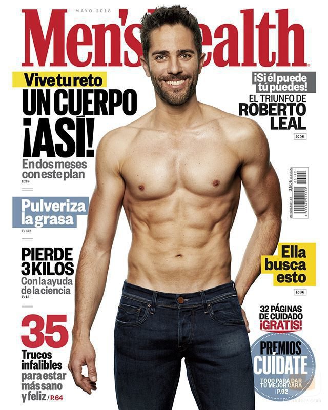 Roberto Leal, portada de mayo 2018 de Men's Health