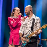 Eye Cue, representantes de Macedonia en Eurovisión 2018, en el primer ensayo