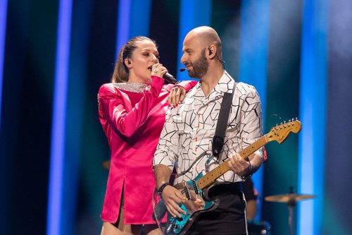 Eye Cue, representantes de Macedonia en Eurovisión 2018, en el primer ensayo
