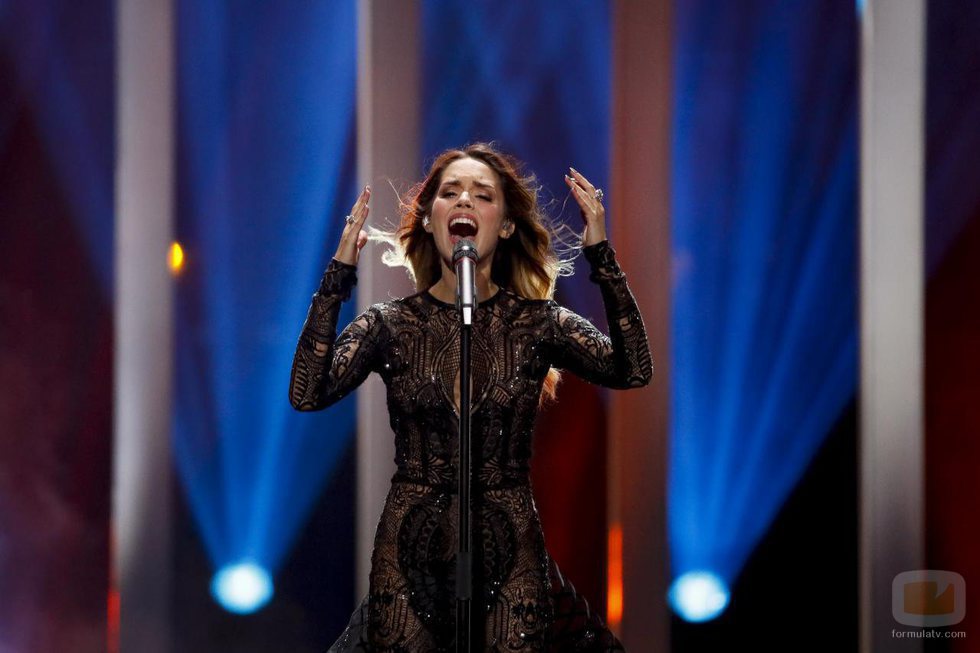 Franka Batelic, representante de Croacia en Eurovision 2018, en el primer ensayo