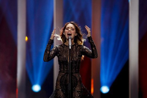 Franka Batelic, representante de Croacia en Eurovision 2018, en el primer ensayo