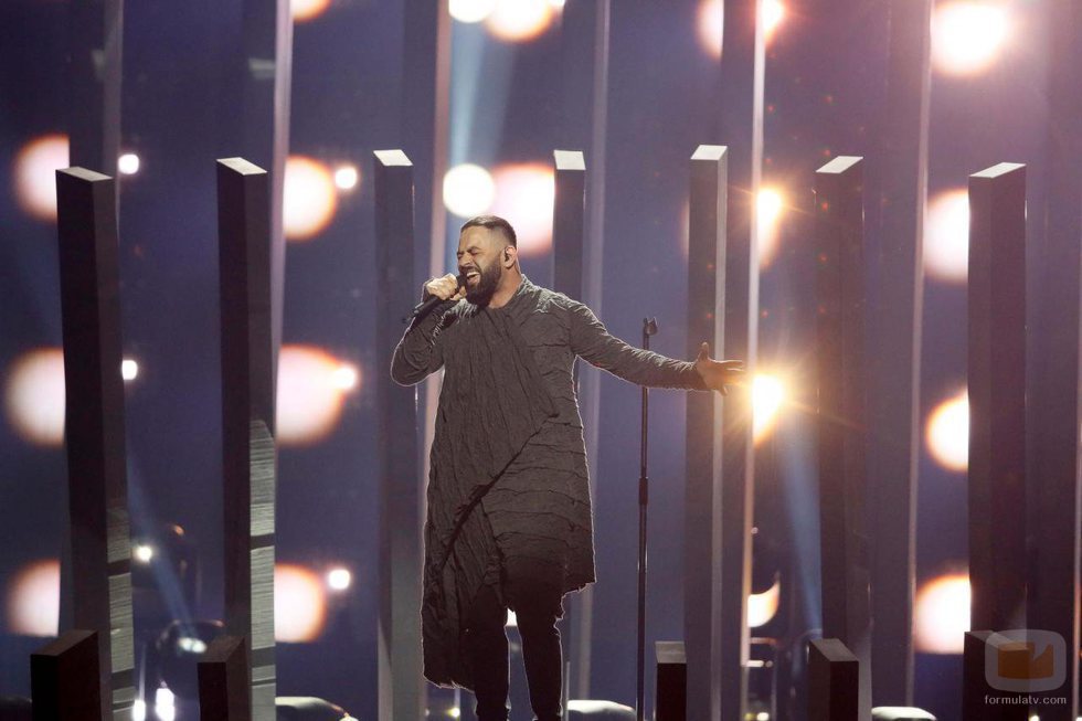 Sevak Khanagyan, representante Armenia en Eurovisión 2018, en el primer ensayo