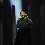 El representante de Armenia Sevak Khanagyan, en el primer ensayo de Eurovisión 2018
