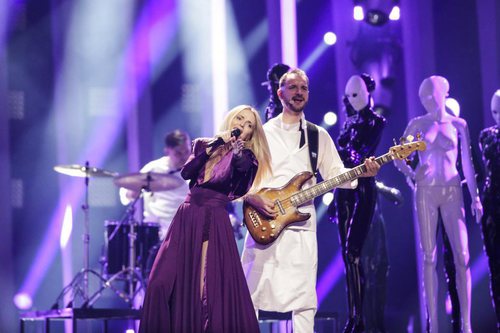 The Humans, representantes de Rumanía, en su primer ensayo de Eurovisión 2018