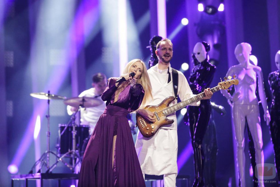 The Humans, representantes de Rumanía, en su primer ensayo de Eurovisión 2018