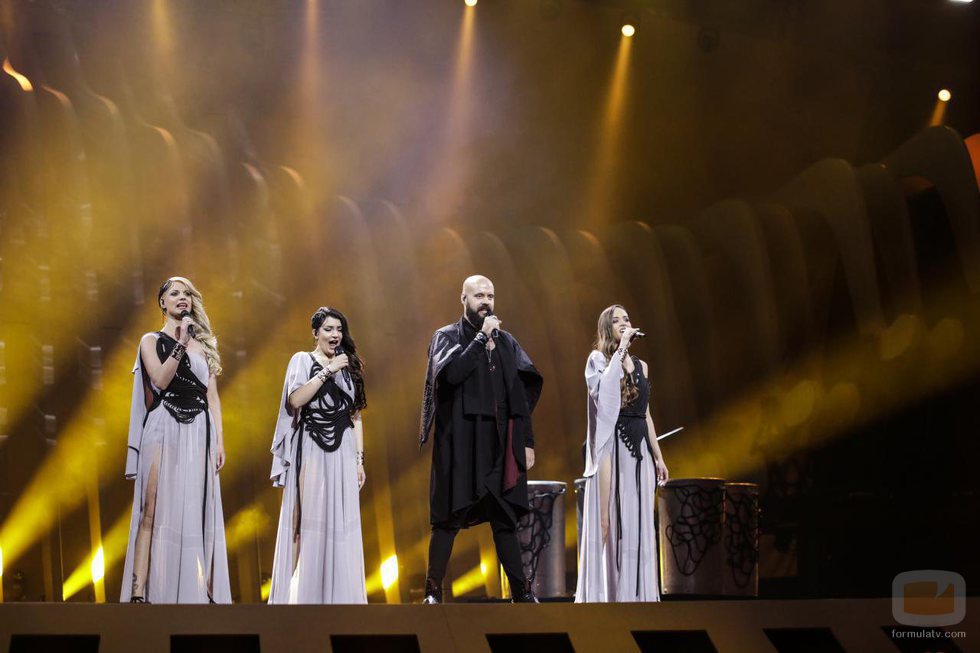 Sanja Ilic & Balkanika, representantes de Serbia, en su primer ensayo de Eurovisión 2018