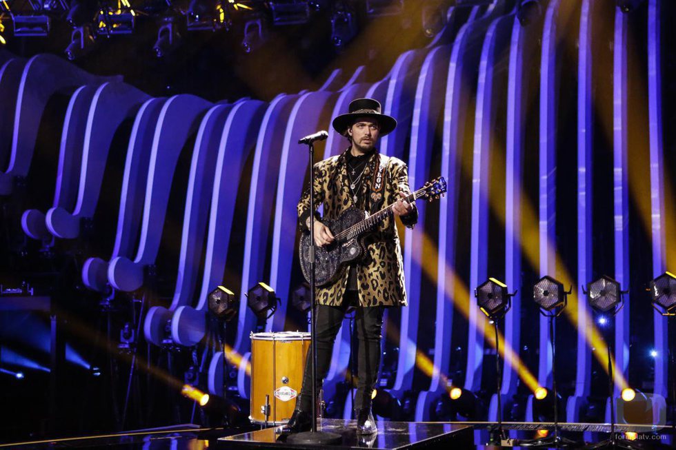 El representante de Paises Bajos, Waylon, en su primer ensayo en Eurovisión 2018