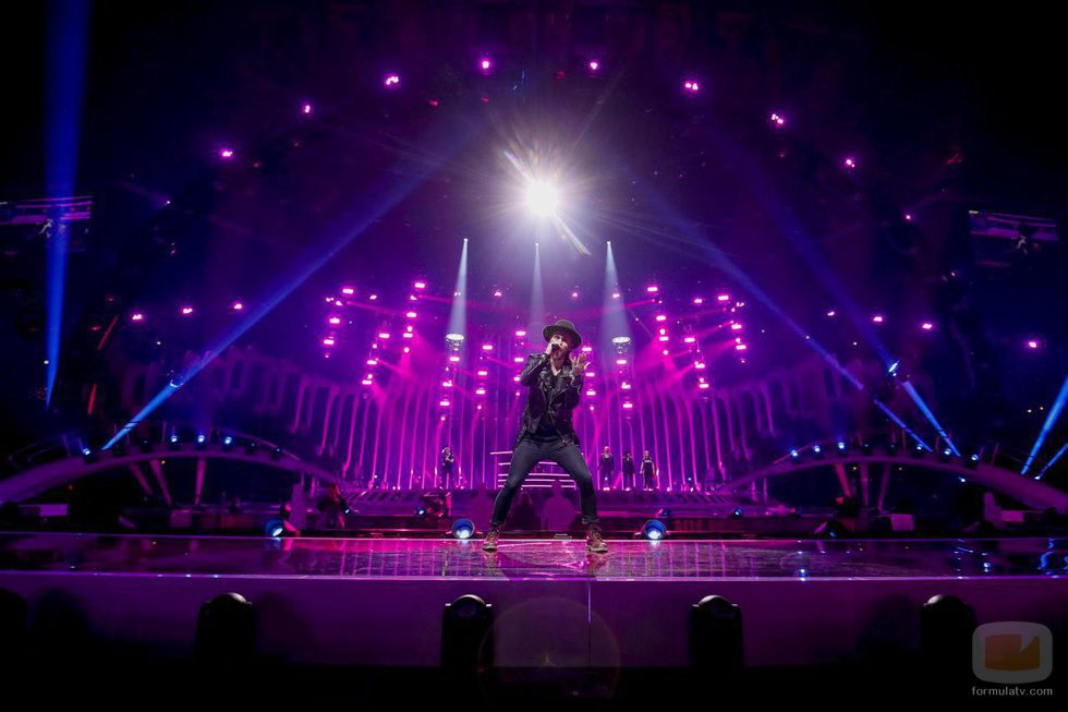 Gromee y Lukas Meijer, representantes de Polonia, en su primer ensayo de Eurovisión 2018